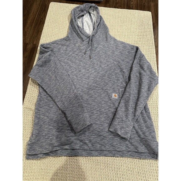 Carhartt Jackets & Blazers - Carhartt Relaxed Fit Hoodie Heather Gray Women’s XL (16-18)